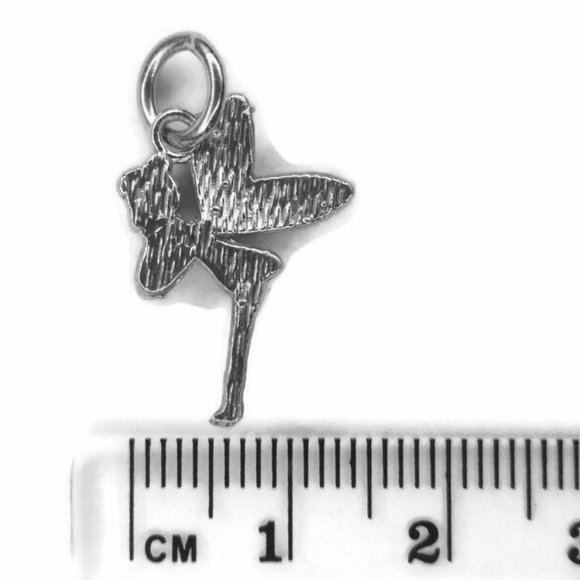 Fairy Pendant Charm .925 Sterling Silver - Picture 5 of 6